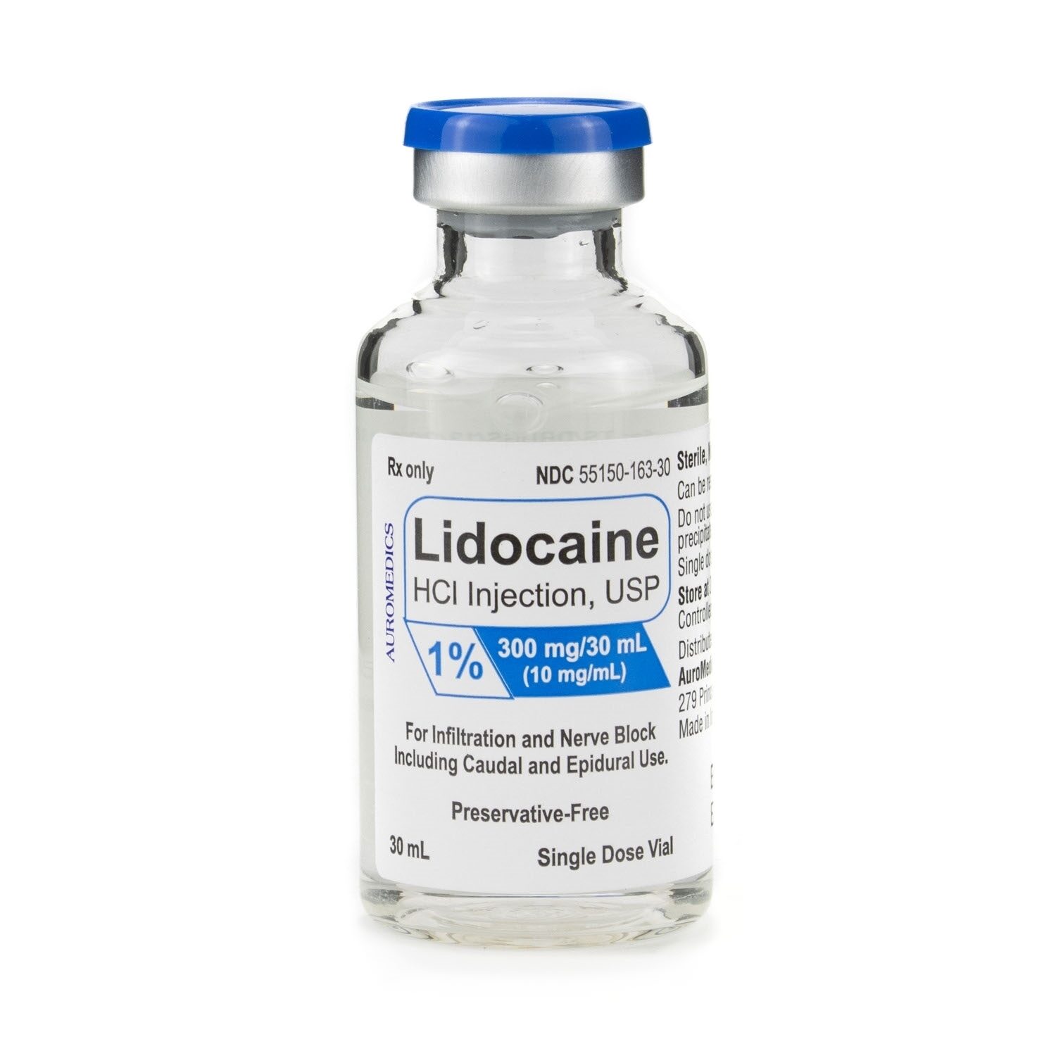 <p>Lidocaine HCl vial </p>