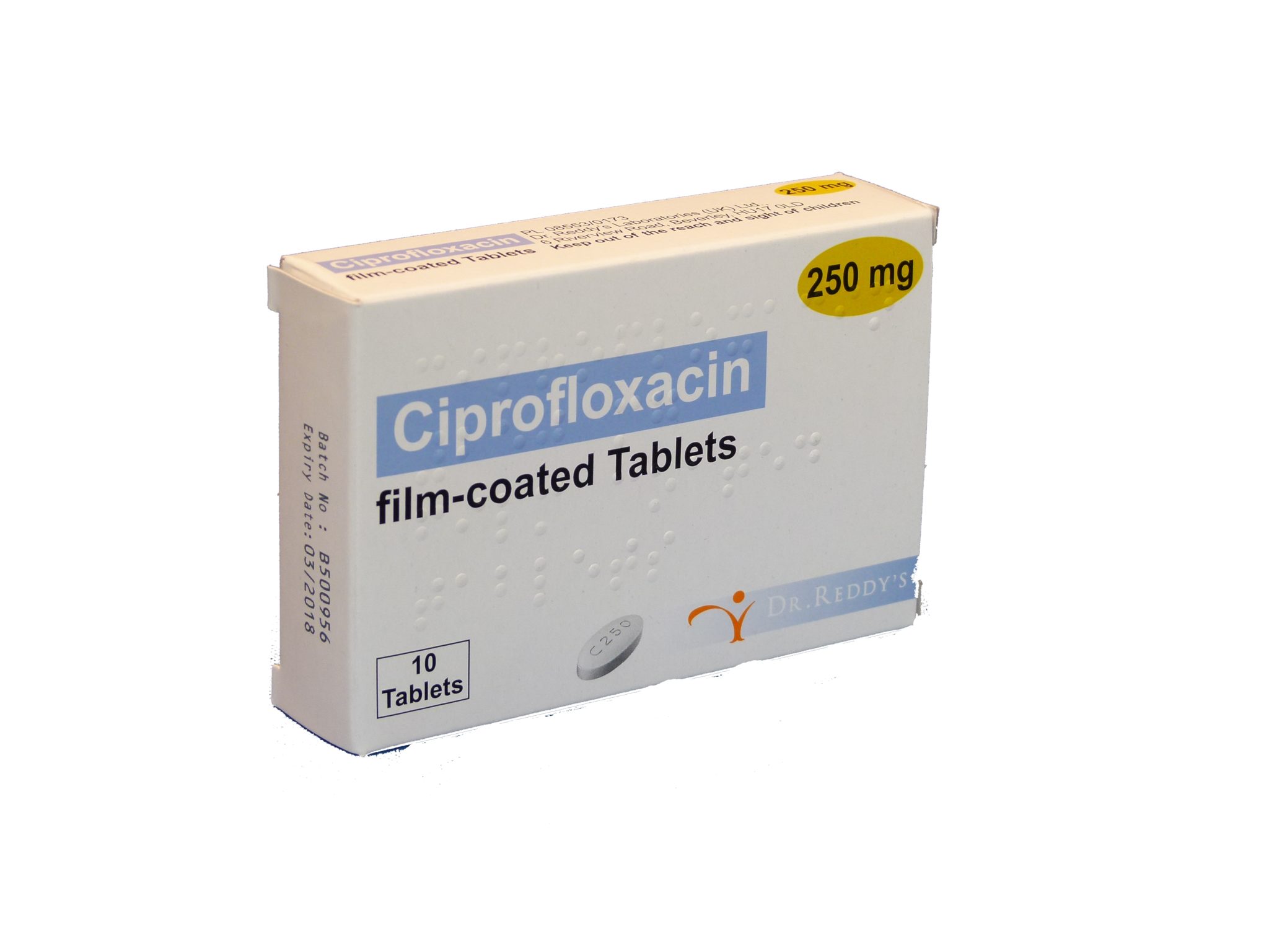 <p>Ciprofloxacin</p>